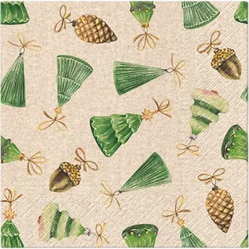 Papírový ubrousek PAW2 Papírové ubrousky PAW 33 cm x 33 cm Christmas Gnomes 20 ks