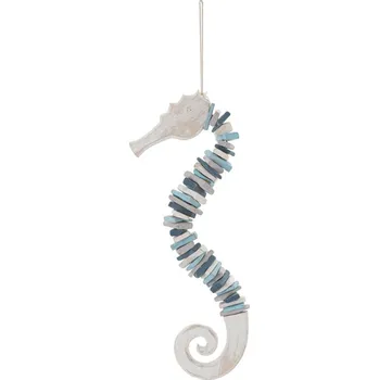 Dřevěná nástěnná dekorace 22x55 cm Sea Horse – Mauro Ferretti ID_1672452
