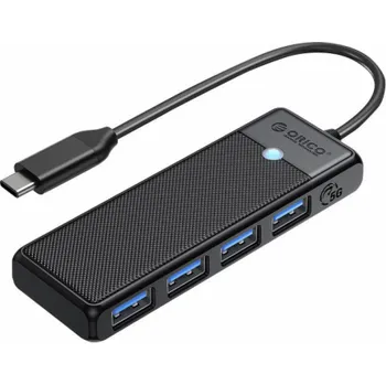 USB hub Orico Hub 4in1 USB A3.0x4 (black)