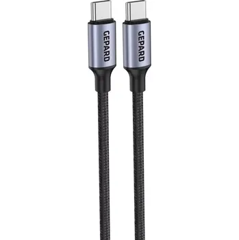 Datový kabel GEPARD kabel USB-C – USB-C PD 60W, 1,2 m rychlost a odolnost v jednom