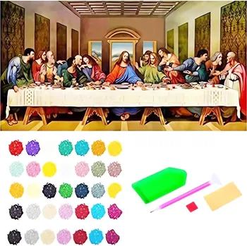 Pronett XJ5141 Diamantové malování XXL 85 x 40 cm - Poslední večeře