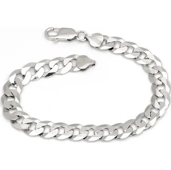 Náramek Pánský stříbrný náramek pancr 23 cm STNA0489F + dárek zdarma