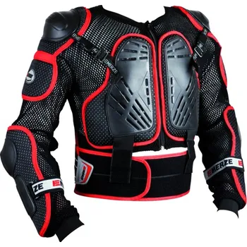 Motocyklový chránič EMERZE DĚTSKÝ CHRÁNIČ TĚLA EM5 KIDS, EMERZE, (ČERNÁ/ČERVENÁ) Velikost: XL