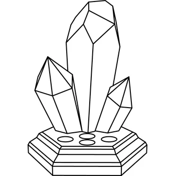 Stojací lampa RGB lampa Krystal