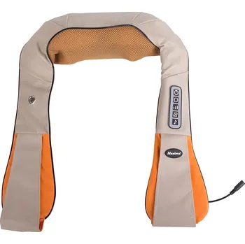 Masážní přístroj Verk 24451 Masážní límec SHIATSU s reproduktorem béžový
