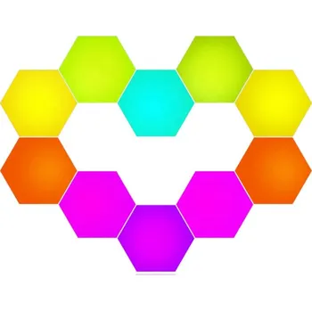 Zabezpečovací technika MXM Chytré světlo - šestiúhelníky - WiFi, Tuya, 10ks