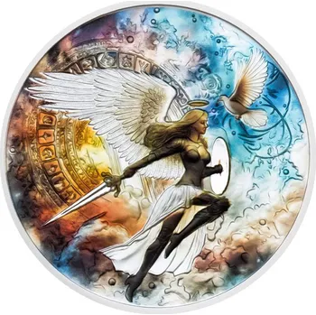 Stříbrná mince Souboj dobra a zla - Dobro reverse proof