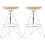 LRCZ Sada 2 barových židlí Karla Barva: bronz