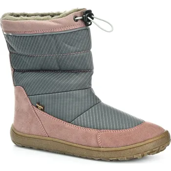 Dámská zimní obuv Froddo G3160249-5 Grey/Pink UP AD zimní barefoot sněhule Velikost boty (EU): 38, Vnitřní délka boty: 254, Vnitřní šířka boty: 93