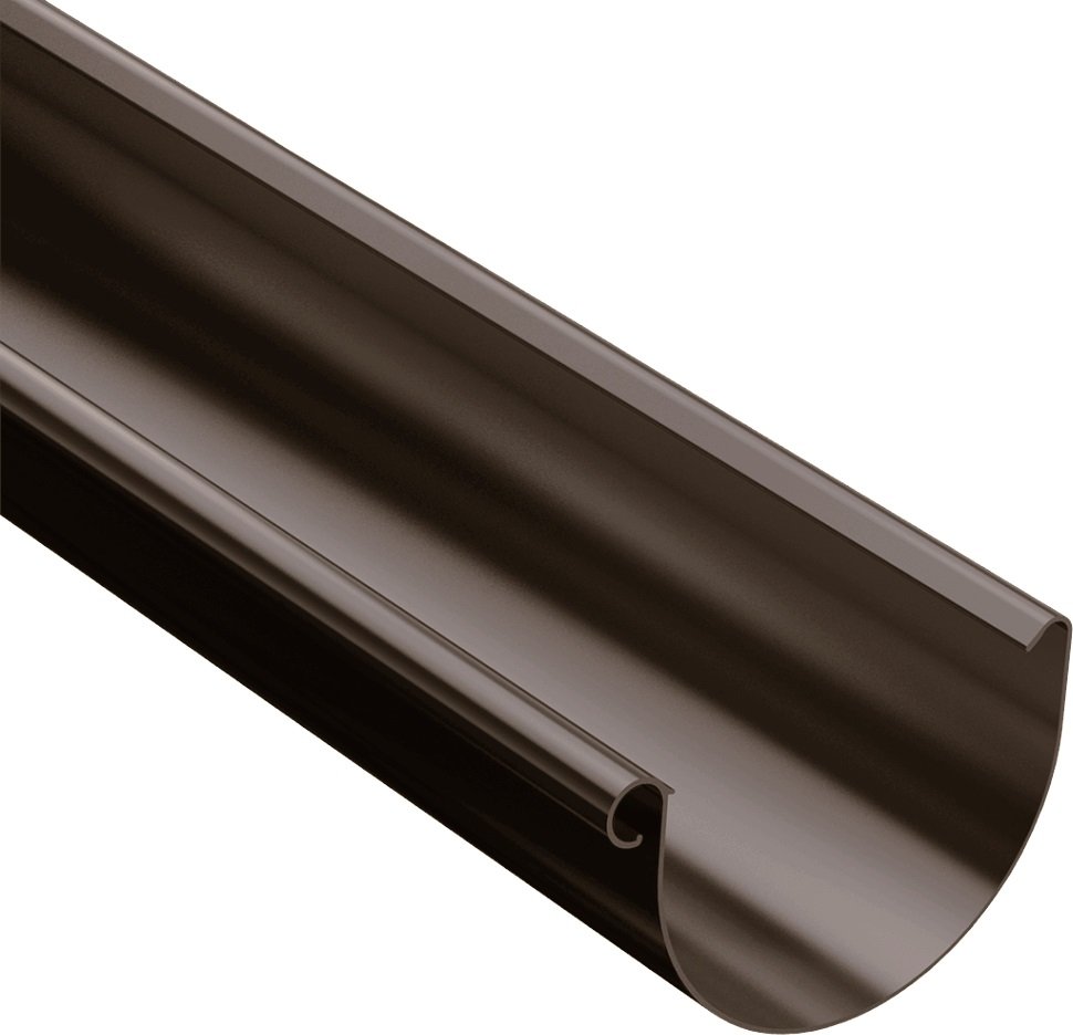 Okapový žlab PROAQUA 125 mm plastový 3 m RAL 8017 hnědý | cena za m