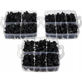 Auto-moto Verk 10125 Sada plastových příchytek autočalounění 620 ks