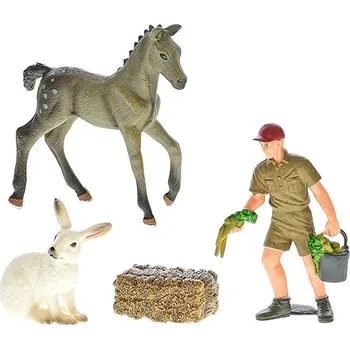 Figurka Mikrotrading Zoolandia farma set se zvířátky a doplňky