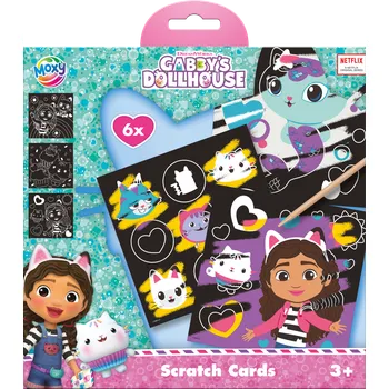 plyšák Vyškrabávací obrázky Gábinčin kouzelný domeček 6 ks