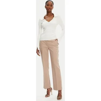 Dámské oblečení Marciano Guess Kalhoty z materiálu 5GGB17 7311A Hnědá Regular Fit 48