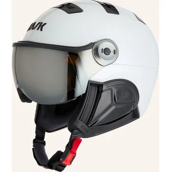 Kask Lyžařská Helma Treasure Visor, bílá / černá