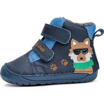 Chlapecká zimní obuv D.D.STEP Zimní BAREFOOT obuv, boty DDSTEP, model W070-52893B royal blue Velikost dětských bot: 24