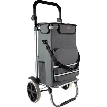 Nákupní taška Gardlov 23187 Nákupní taška na kolečkách 40 l, šedá