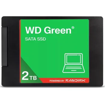 SSD disk WD GREEN SSD 3D NAND WDS200T5G0A 2TB, SATA III 6 Gb s, 545MB s, 2.5"