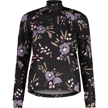 Cyklistická bunda MALOJA - Mikina dámská SawangM Shirt/ deep black brushflower