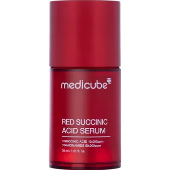 Pleťové sérum Medicube - Red Succinic Acid Serum - Sérum proti akné s kyselinou jantarovou - 30 ml