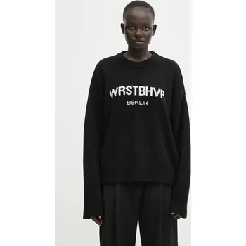 Dámský svetr Vlněný svetr WRSTBHVR Eliam, S, černá, 99X