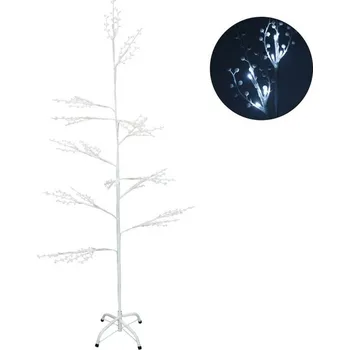 Vánoční dekorace eCa WSA-2254 Svítící vánoční stromek studená bílá 150 cm