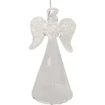 Anděl Přerov 3549 anděl skleněný na postavení 9 cm