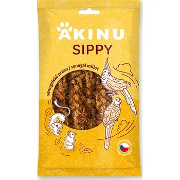 Pro ptáka Sippy Akinu Senegalské proso v klasech pro ptáky a hlodavce 200 g