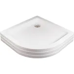 Ravak A204001120 - Sprchová vanička čtvrtkruhová RONDA 80x80 cm bílá