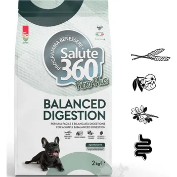 Krmivo pro psa Salute FIBER + BALANCED DIGESTION adult 2kg - jehně