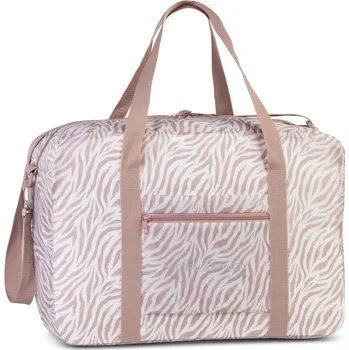 Fabrizio Skládací cestovní taška / palubní zavazadlo 49x35x22 cm Worldpack 10513-2100 růžovo-bílá