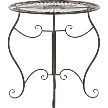 Barová židle LRCZ Železný stůl Indra, Ø 70 cm Barva: bronz