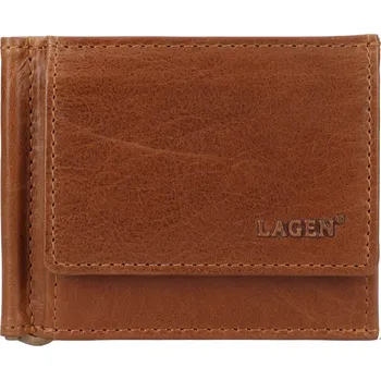 Peněženka Pánská kožená peněženka Lagen Dolarro - hnědá