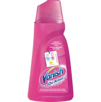 Odstraňovač skvrn Vanish Oxi Action tekutý odstraňovač skvrn (Pink) 1 L