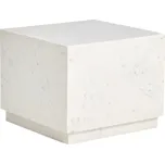 Kave Home Bílý mramorový odkládací stolek Sorein 50 x 50 cm