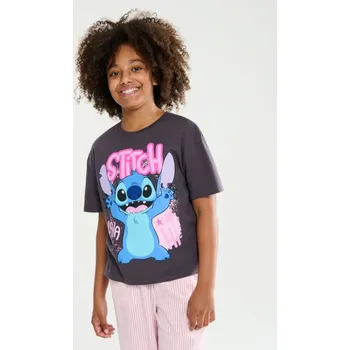 Sinsay - Tričko Stitch - šedá - 197EM-90X - 197EM-90X-140