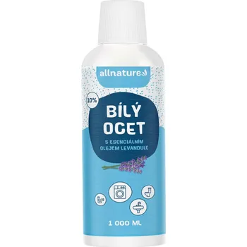 Allnature Bílý ocet 10% levandule, 1 l