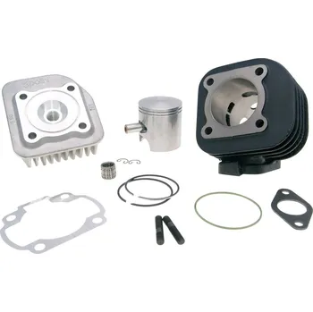 Válec motoru Polini Sada válce Polini, litinová závodní, d=47 mm, 70 ccm, 12 mm šikmý, pro Minarelli horizontal AC 166.0076/12R