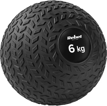 Rebel RBA-3108-6 Medicinbal Slam Ball, 23 cm, 6 kg, černý