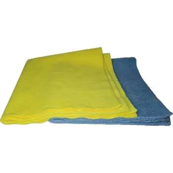 Utěrka E-CS Detailingová utěrka bezešvá- žlutá 40 x 40cm 380 g/m2