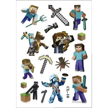 Tetování Dětské dočasné tetování - MINECRAFT (D) (Značka: TAKARA TOMY)