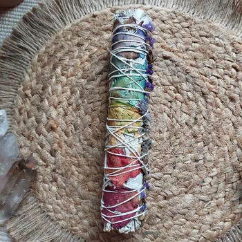 Vykuřovací svazek Bílá šalvěj velký 7 čaker