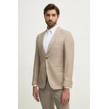 Dámské sako Vlněné sako BOSS béžová barva, 50539804 80X, vel. 48