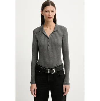 Pánské tričko Tričko s dlouhým rukávem Marc O'Polo 600207855019 šedá 09X, vel. XS