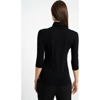 Dámský svetr CLICK Rolák 10-6950 Černá Anatomic Fit 38