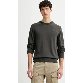 Pánský svetr Vlněný svetr G-Star Premium core pánský, zelená barva, D27686-B692 D27686.B692 87X, vel. M