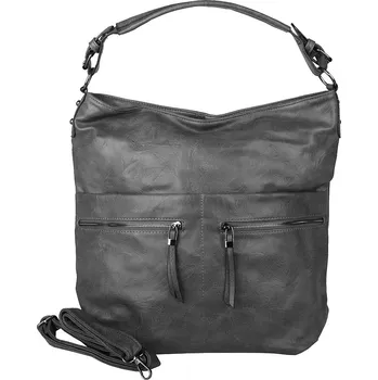 Kabelka Velká kabelka na rameno a crossbody ROMINA & CO D177-1 NEW tmavěšedá