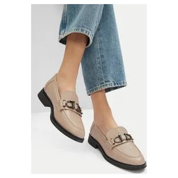 Dámský svetr JENNY Loafersy WFA3869-1 Béžová 36