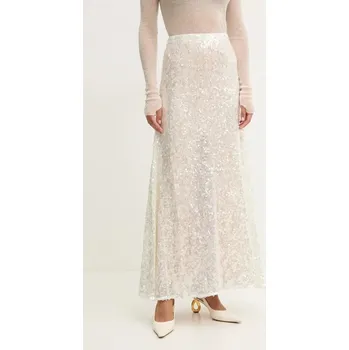 Dámská sukně Sukně Patrizia Pepe béžová barva, maxi, áčková, 2G0997 A495 2G0997.A495 01X, vel. 36