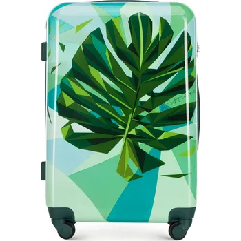 Zeleno-modrý střední kufr | WITTCHEN | 56-3A-642-85